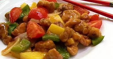 Kiauliena saldžiarūgščiame padaže