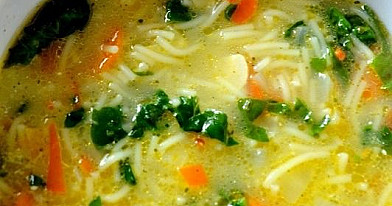 Itališka makaronų sriuba