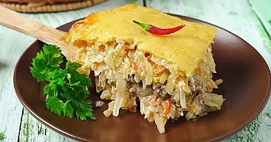 Kopūstų ir kalakutienos apkepas